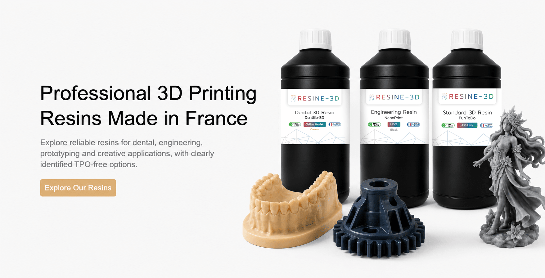 Why Professional 3D Printing Starts with the Right Resin - Resine-3D