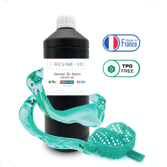 nano_clear water_washable castable_blend ortho_model resine3d snow_white nano_print