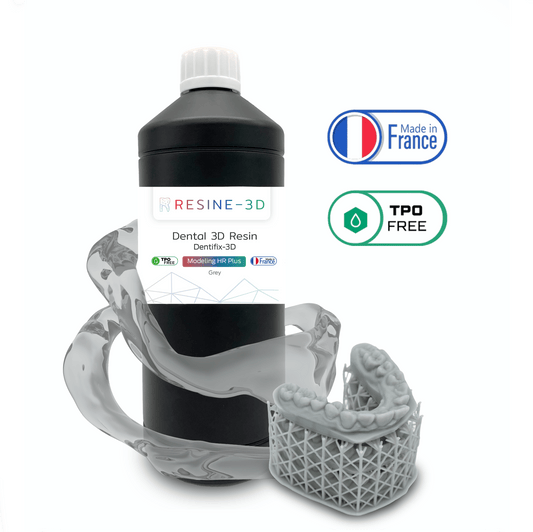 nano_clear water_washable castable_blend ortho_model resine3d snow_white nano_print