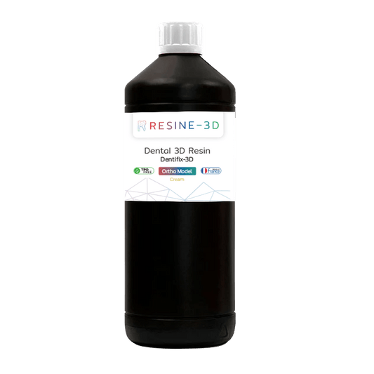 nano_clear water_washable castable_blend ortho_model resine3d snow_white nano_print