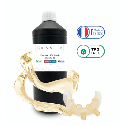 nano_clear water_washable castable_blend ortho_model resine3d snow_white nano_print