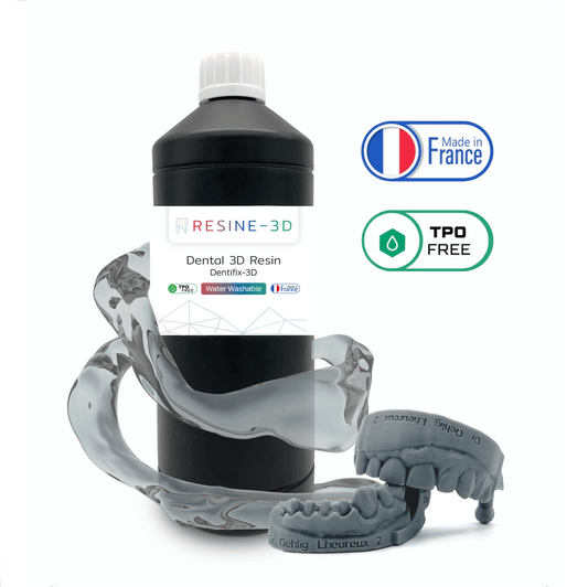 nano_clear water_washable castable_blend ortho_model resine3d snow_white nano_print