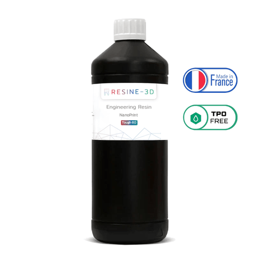 nano_clear water_washable castable_blend ortho_model resine3d snow_white nano_print